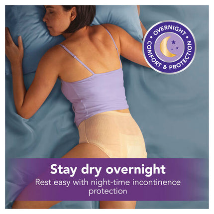 Depend Women Real Fit Underwear Night Defence Large 8 Pack