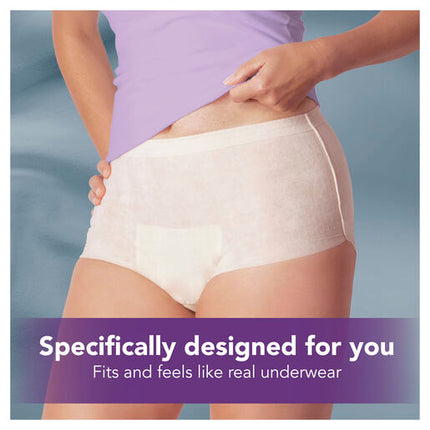 Depend Women Real Fit Underwear Night Defence Large 8 Pack
