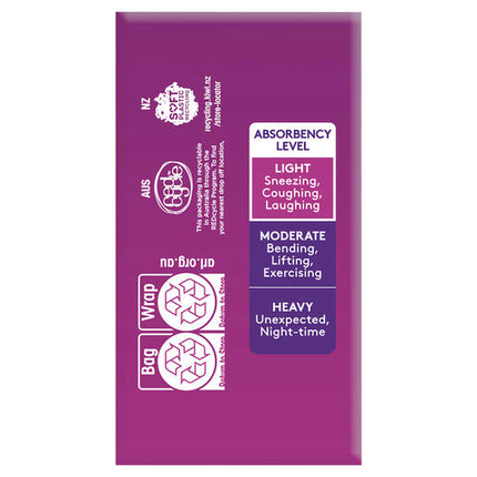 Poise Ultra Long Liners 20 Pack