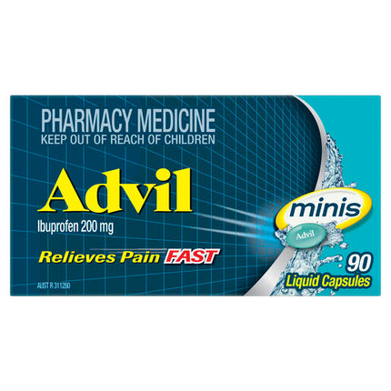 Advil Minis Liquid Capsules 90 Capsules