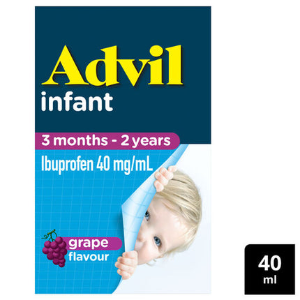Advil Pain and Fever Relief Infant 3 Months - 2 Years Grape 40mL
