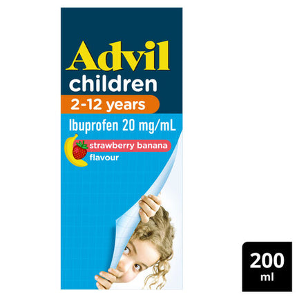 Advil Pain and Fever Relief Children's 2-12 Years 200mL