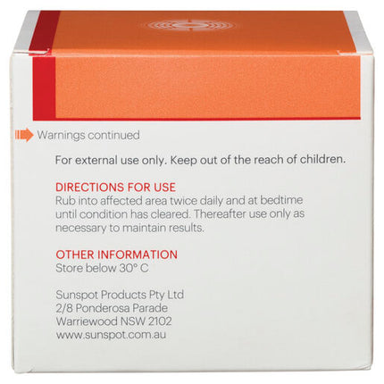 Plunkett's Sunspot Cream 100g