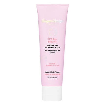 SugarBaby It's All Bright Golden Gel Recovery Mask With Kakadu Plum (Vit C) 75g