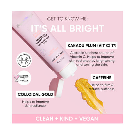 SugarBaby It's All Bright Golden Gel Recovery Mask With Kakadu Plum (Vit C) 75g