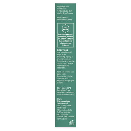 DermaVeen Face Moisture Bright Eye Cream 15ml