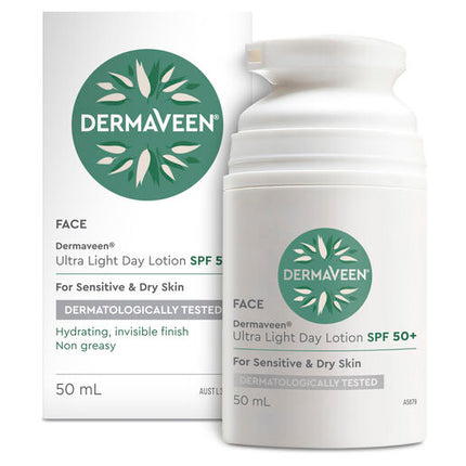 DermaVeen Face Ultralight Day Lotion SPF 50+ 50ml