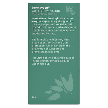 DermaVeen Face Ultralight Day Lotion SPF 50+ 50ml