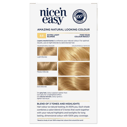 Clairol Nice 'N Easy 9.5 Extra Light Blonde