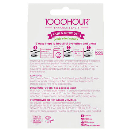 1000 Hour Plant Based Dye Kit Light Brown