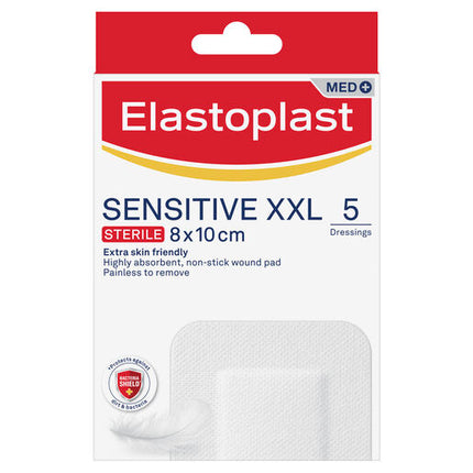 Elastoplast Sensitive Dressing XXL 8x10cm 5 Pack