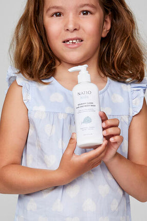 Natio Squeaky Clean Hair & Body Wash 250ml
