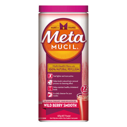 Metamucil Wild Berry Smooth 72 Doses