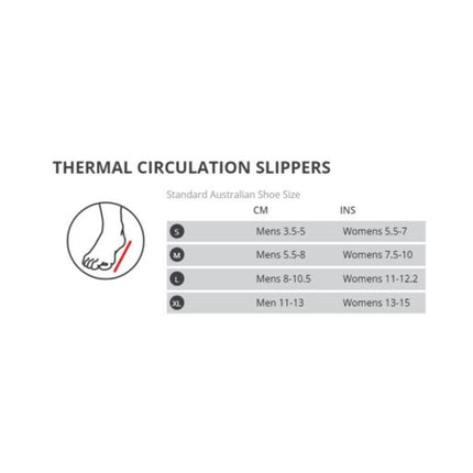 Thermoskin Circulation Slipper Pair Small
