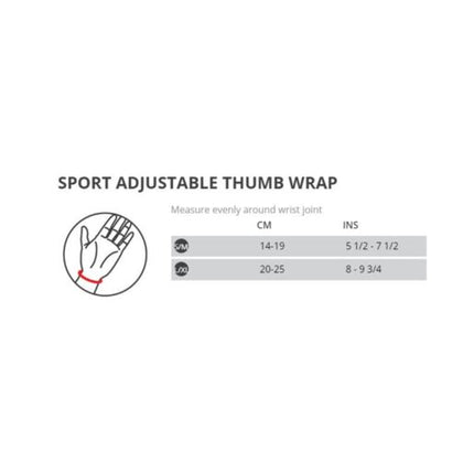 Thermoskin Sport Thumb Adjustable Left Small/Medium