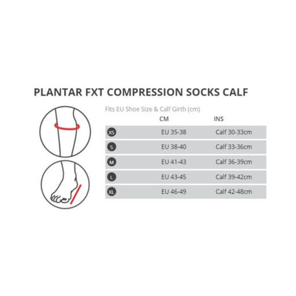 Thermoskin Plantar FXT Compression Calf Socks Large