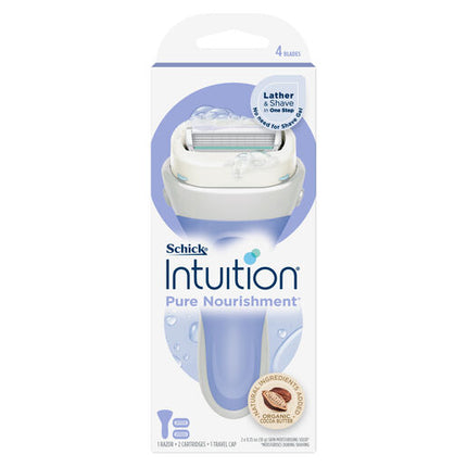 Schick Intuition Pure Nourishment Razor Kit 2 Pack