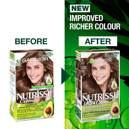 Garnier Nutrisse Hair Colour 6.0 Acorn