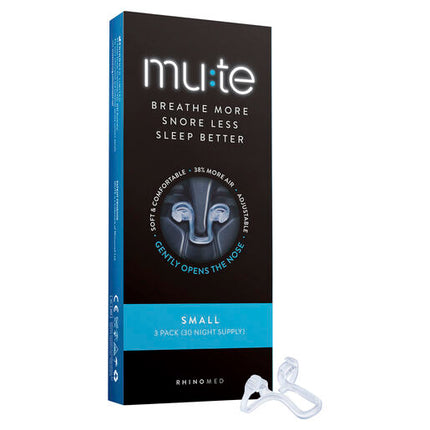 Mute Snoring Relief Nasal Device Small 3 Pack