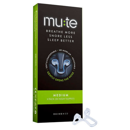 Mute Snoring Relief Nasal Device Medium 3 Pack