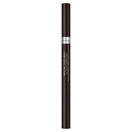 Rimmel Brow This Way 2 In 1 Fill & Sculpt Black