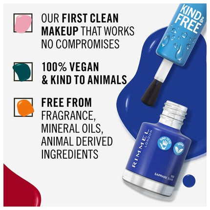 Rimmel Kind & Free Nail Polish #169 Sapphire Soar