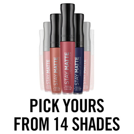 Rimmel Stay Matte Liquid Lip Colour 200 Pink Blink