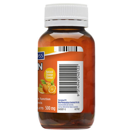 Gold Cross Sugarless Vitamin C 500mg 100 Chewable Tablets