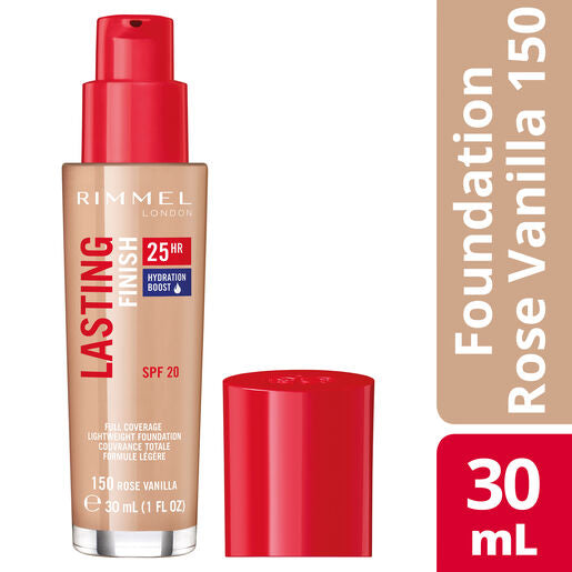Rimmel Lasting Finish Foundation 25Hr 150 Rose Vanilla