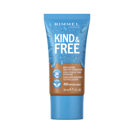 Rimmel Kind & Free Moisturising Skin Tint Foundation 400 Natural Beige