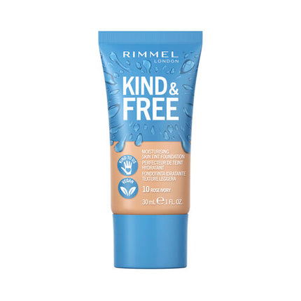 Rimmel Kind & Free Moisturising Skin Tint Foundation 10 Rose Ivory