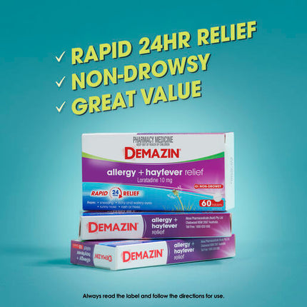 Demazin Allergy + Hayfever Relief 10 Tablets