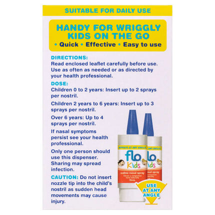 Flo Kids Saline Spray Twin Pack