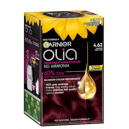 Garnier Olia 4.62 Intense Deep Red No Ammonia Permanent Hair Colour