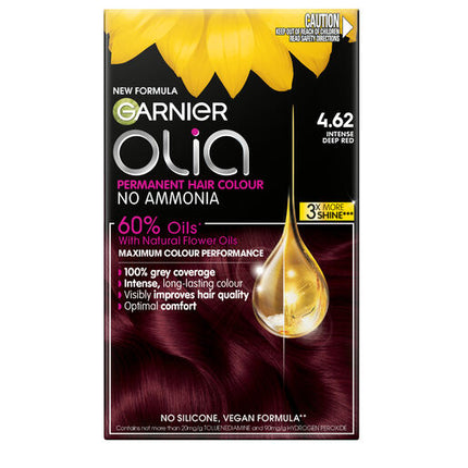 Garnier Olia 4.62 Intense Deep Red No Ammonia Permanent Hair Colour