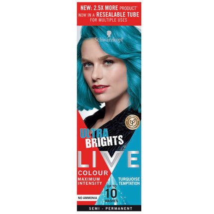 Schwarzkopf Live Colour Ultra Brights Turquoise Temptation 75ml