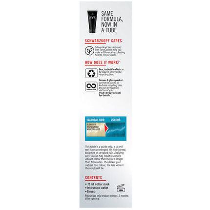 Schwarzkopf Live Colour Ultra Brights Turquoise Temptation 75ml