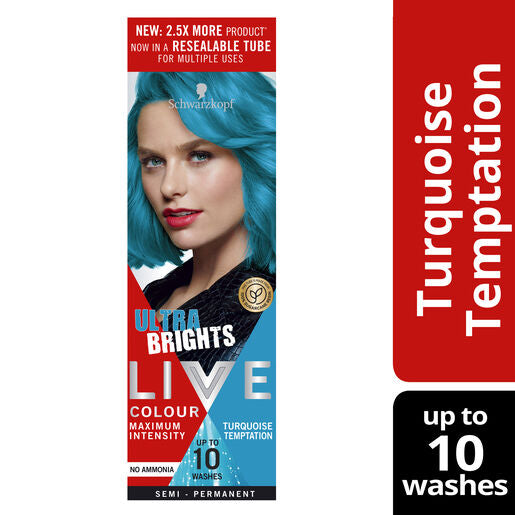 Schwarzkopf Live Colour Ultra Brights Turquoise Temptation 75ml