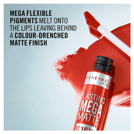 Rimmel Lasting Mega Matte Liquid Lipstick 920 Scarlet Flames