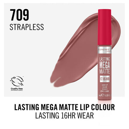 Rimmel Lasting Mega Matte Liquid Lipstick 709 Strapless