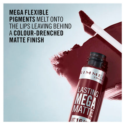 Rimmel Lasting Mega Matte Liquid Lipstick 810 Plum Ths Show