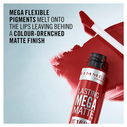Rimmel Lasting Mega Matte Liquid Lipstick 500 Fire Starter