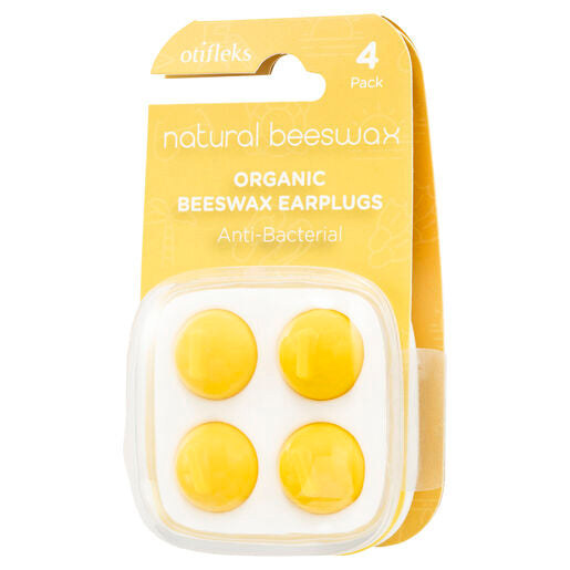 Otifleks Natural Beeswax Earplugs 4 Pack