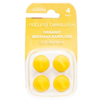 Otifleks Natural Beeswax Earplugs 4 Pack