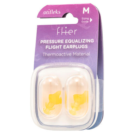 Otifleks Flier Flight Earplugs Medium 1 Pair
