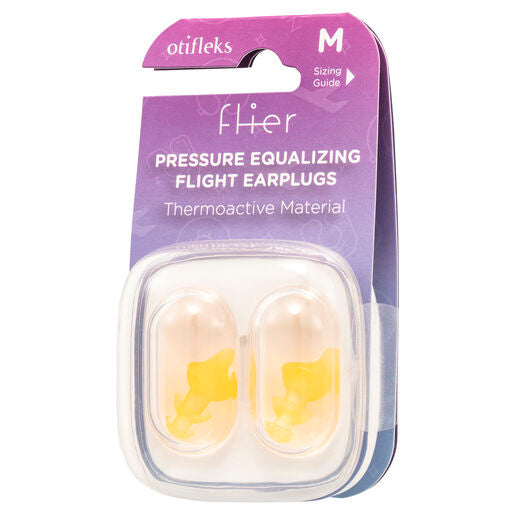 Otifleks Flier Flight Earplugs Medium 1 Pair