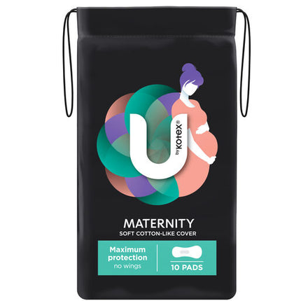 U By Kotex Maternity Pads 10 Pack