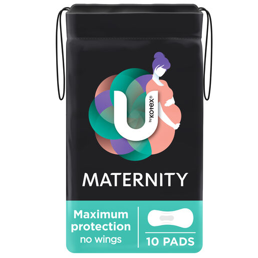 U By Kotex Maternity Pads 10 Pack