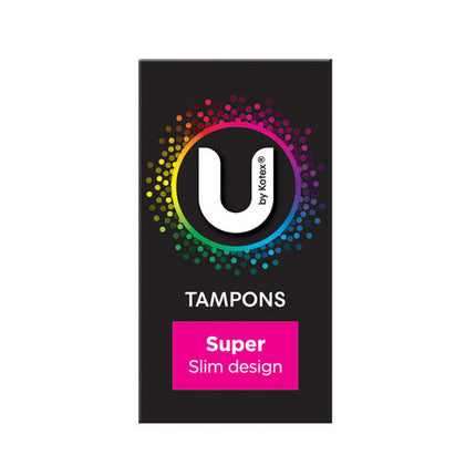 U By Kotex Super Slim Tampons 16 Pack