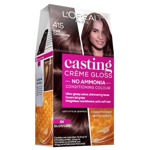 L'Oreal Casting Creme Gloss Semi-Permanent Hair Colour 415 Iced Brown